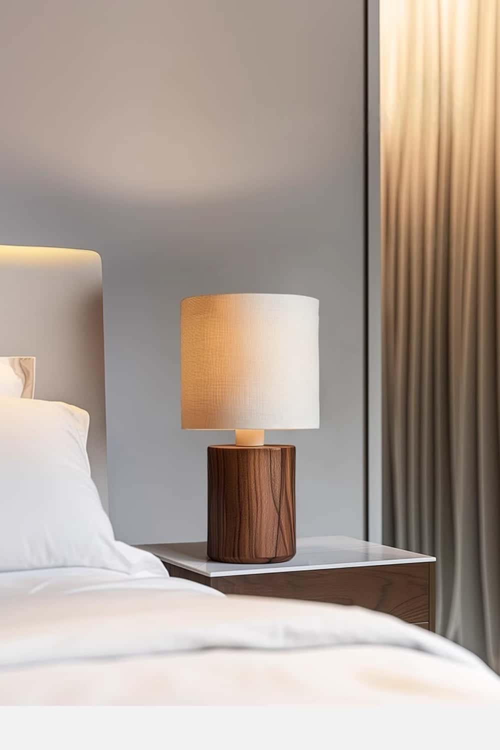 Abstract Wooden Lamp Wood Art Table Lighting Sculptural Wood Table Lamp