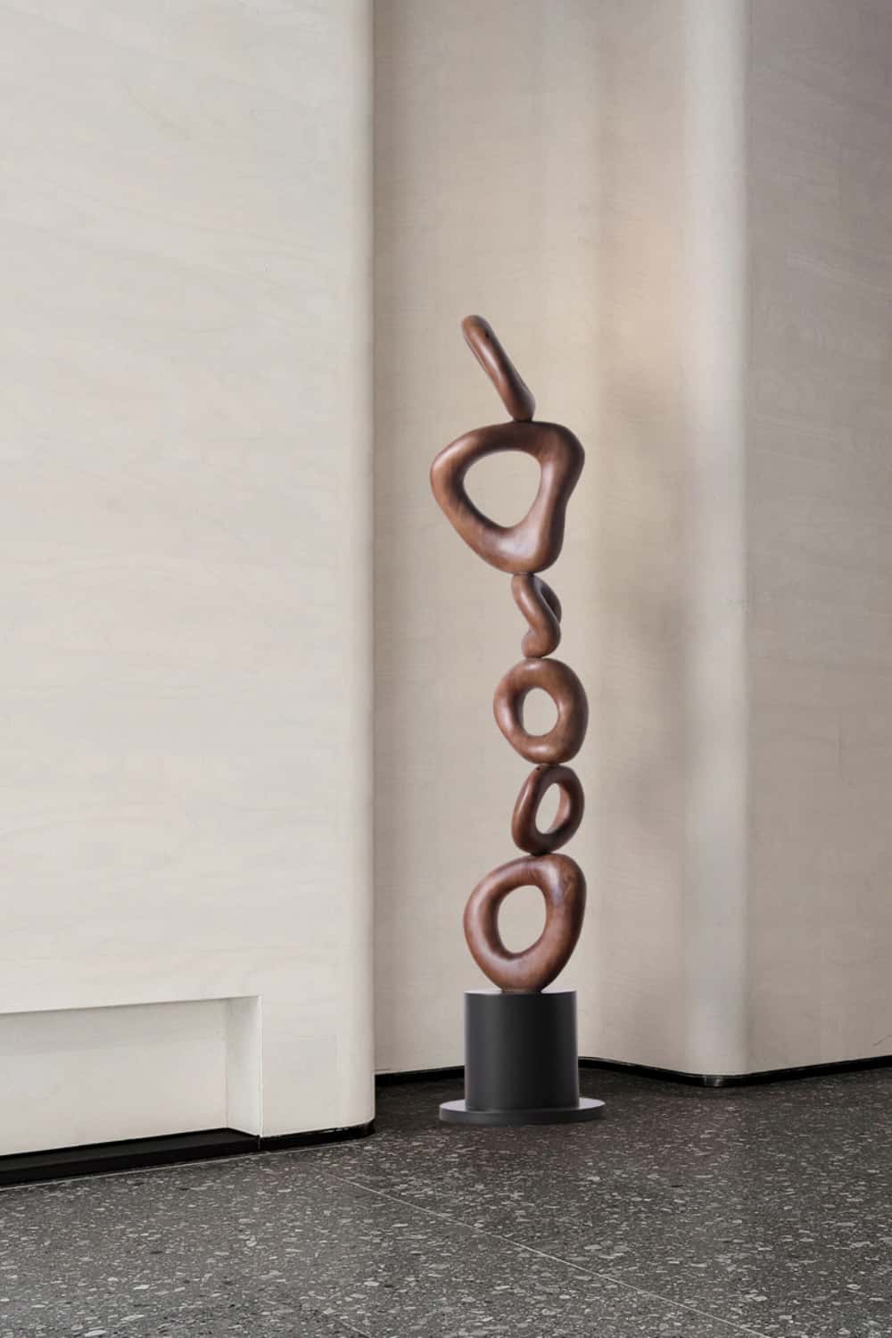 Abstract Sculpture From Wood Large Wooden Sculpture Art Wooden Statue Hand Carved