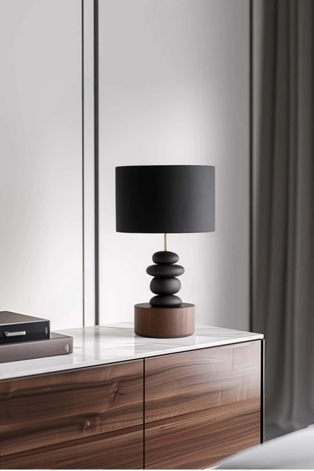 Wooden Table Lamp Wooden Desk Lamp Handmade Desk Lamp Wooden Bedside Lamp