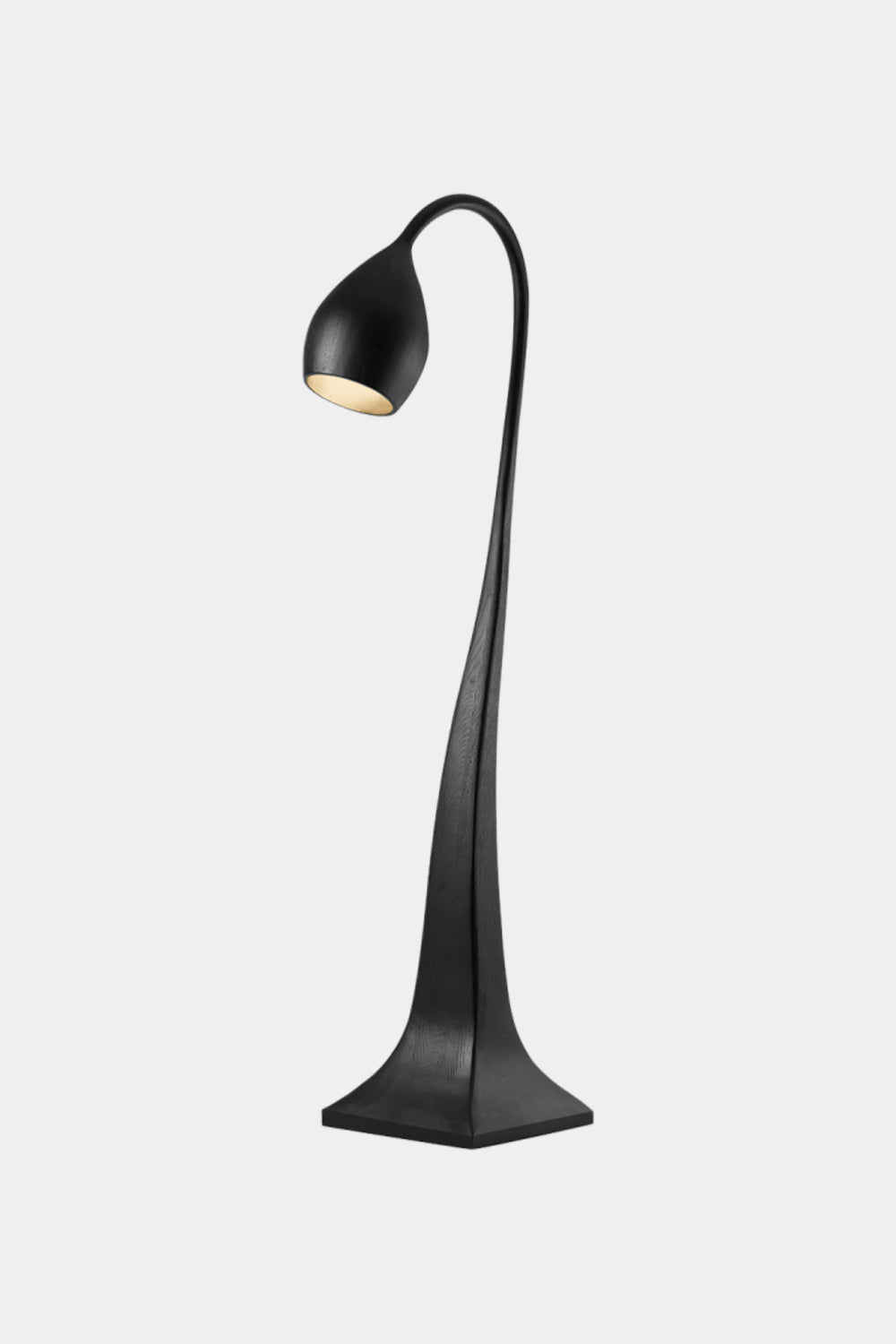 Large Modern Wooden Floor Lamp With Warm Light For Contemporary Homes