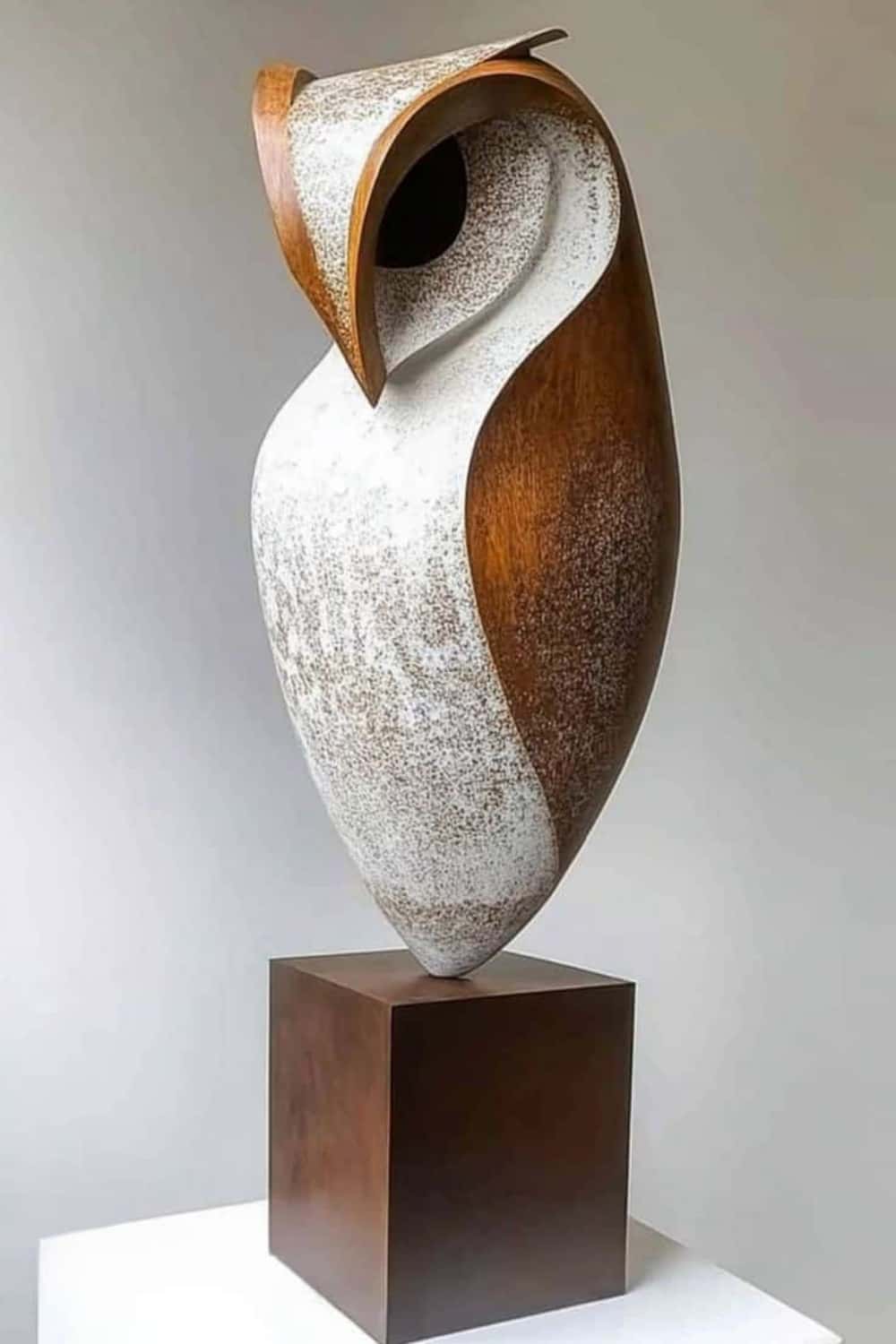Owl Carvings Wood Wooden Owl Sculpture Statue Wooden Carved Animals