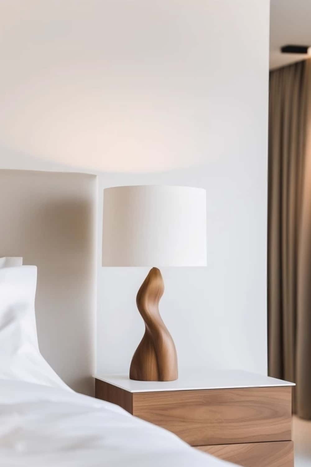 Wooden Table Lamp Wooden Desk Lamp Handmade Desk Lamp Wooden Bedside Lamp
