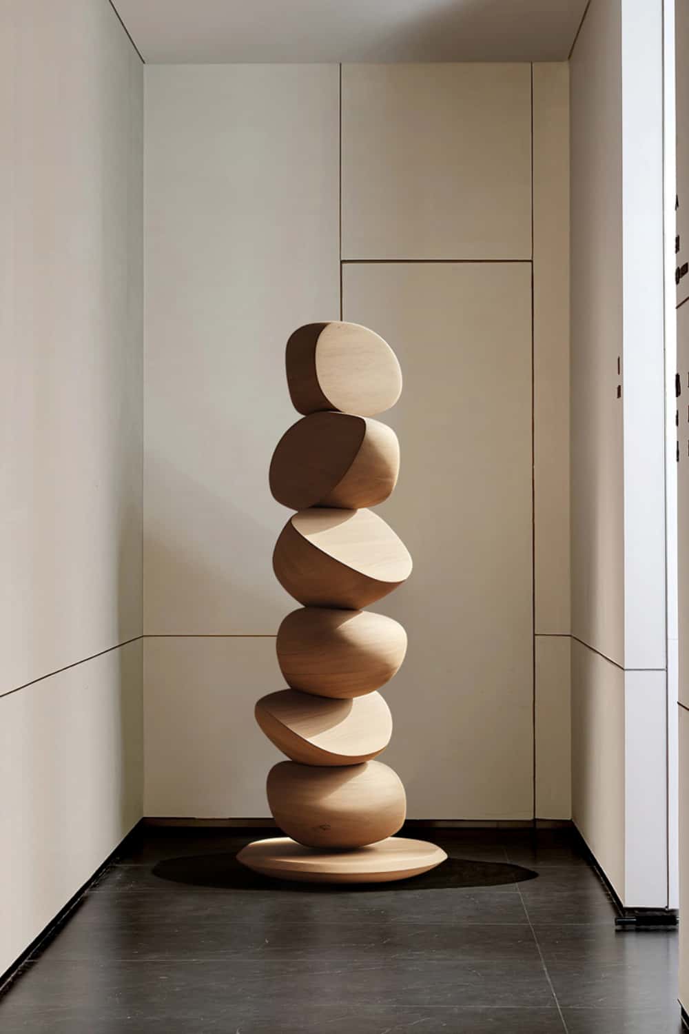 Abstract Wooden Sculpture Large Wood Sculpture Wooden Statue Wood Art Carving