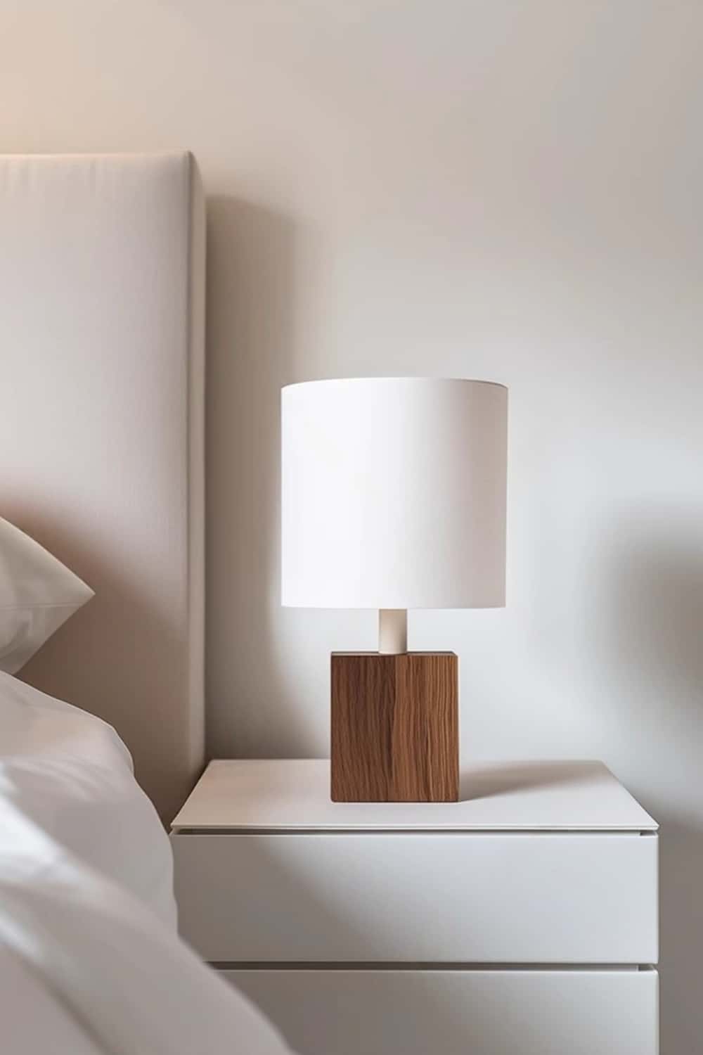 Abstract Wooden Lamp Wood Art Table Lighting Sculptural Wood Table Lamp
