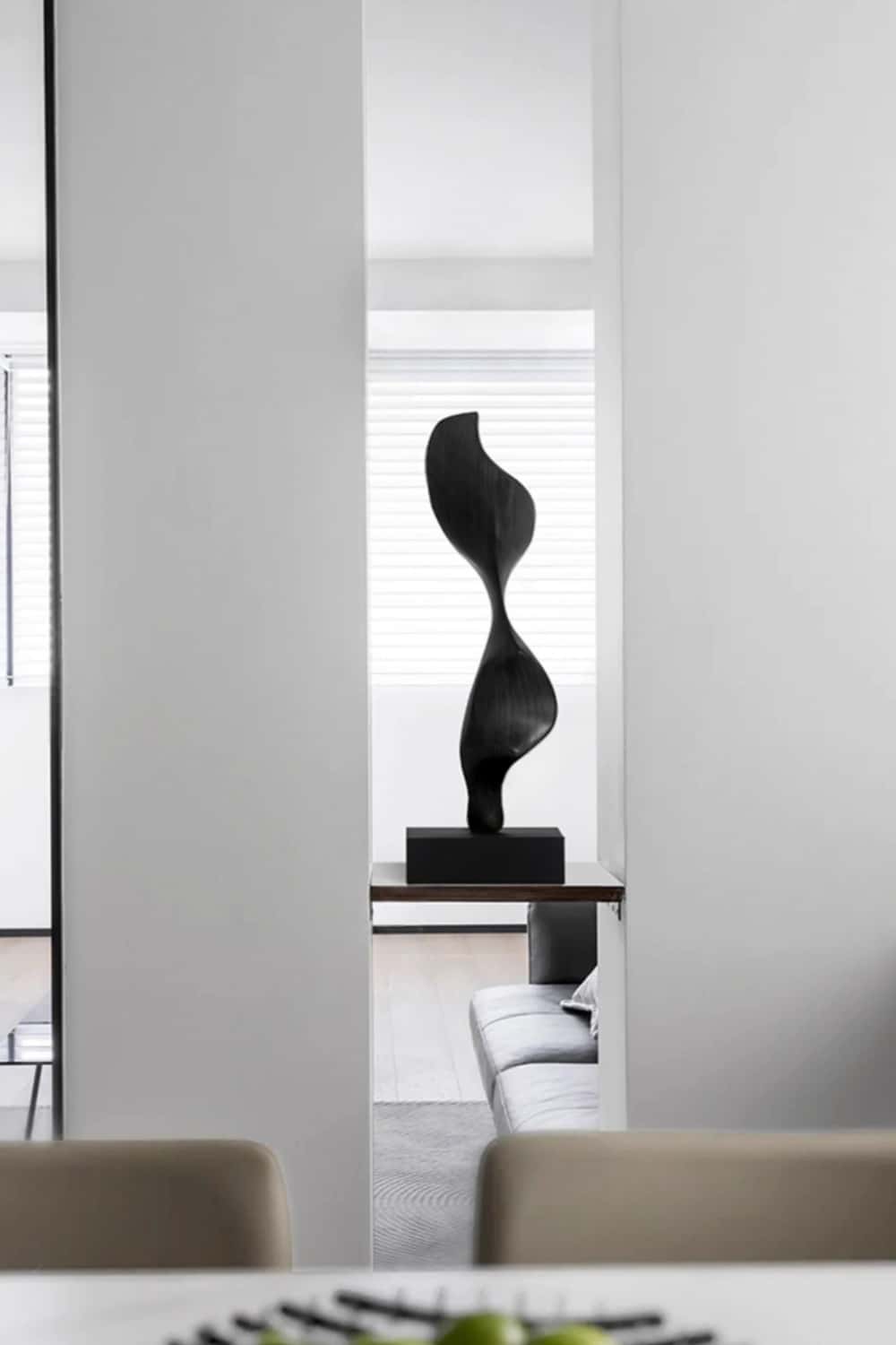Wood Sculpture Hand Carved Abstract Wooden Sculpture Art Wood Carving