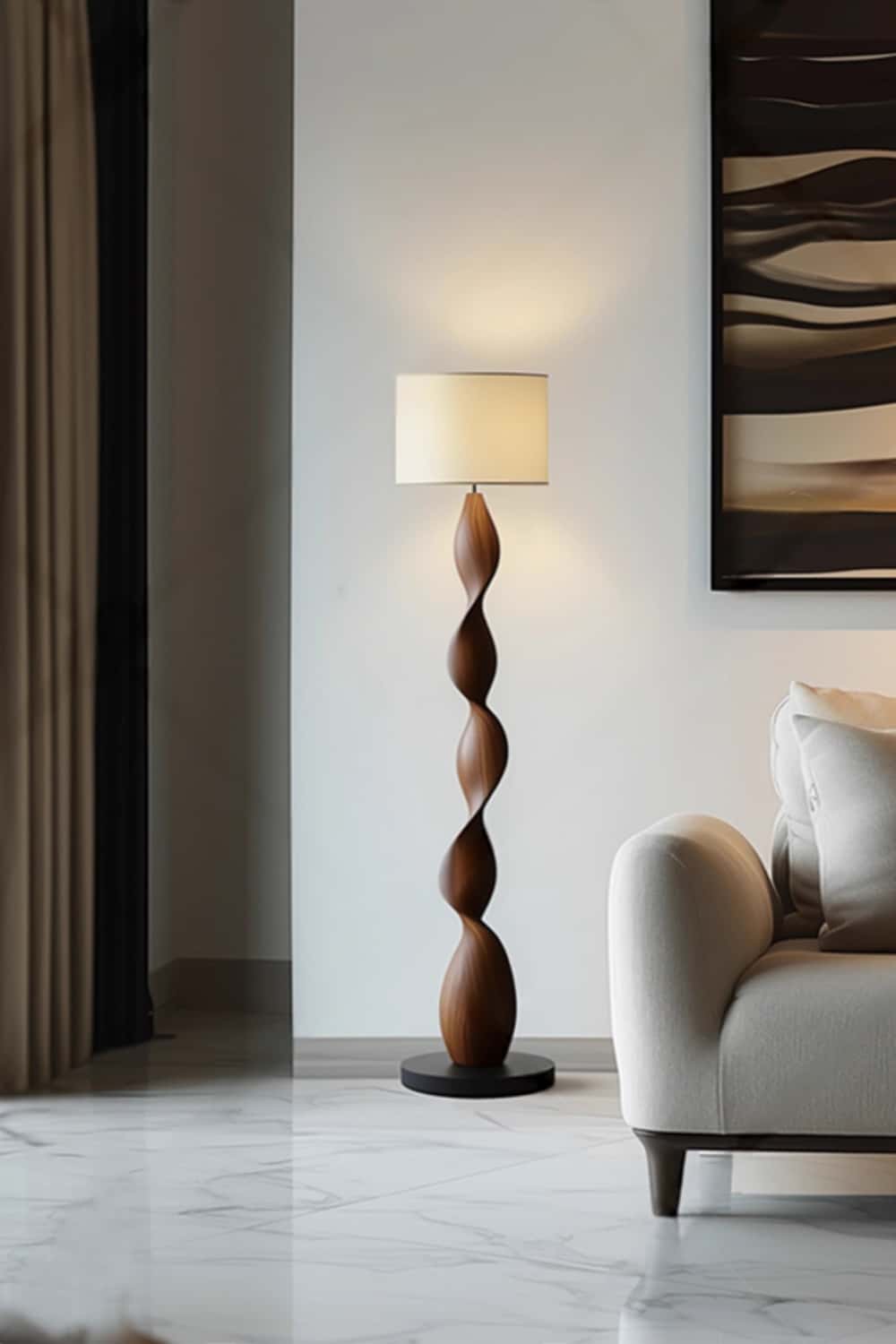 Wooden Floor Lamp Floor Wood Light Lamp Standing Wooden Lamp Floor Light Wood Modern Floor Lamp