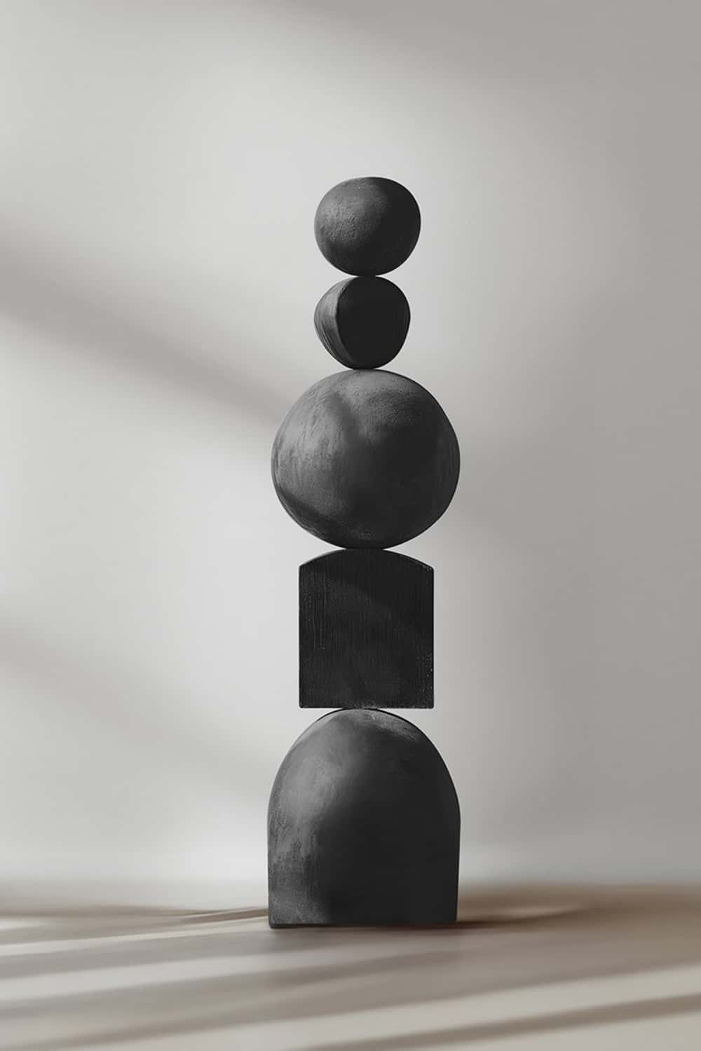 Hand Tall Wood Carved Statue Custom Large Black Wood Sculpture Near Me