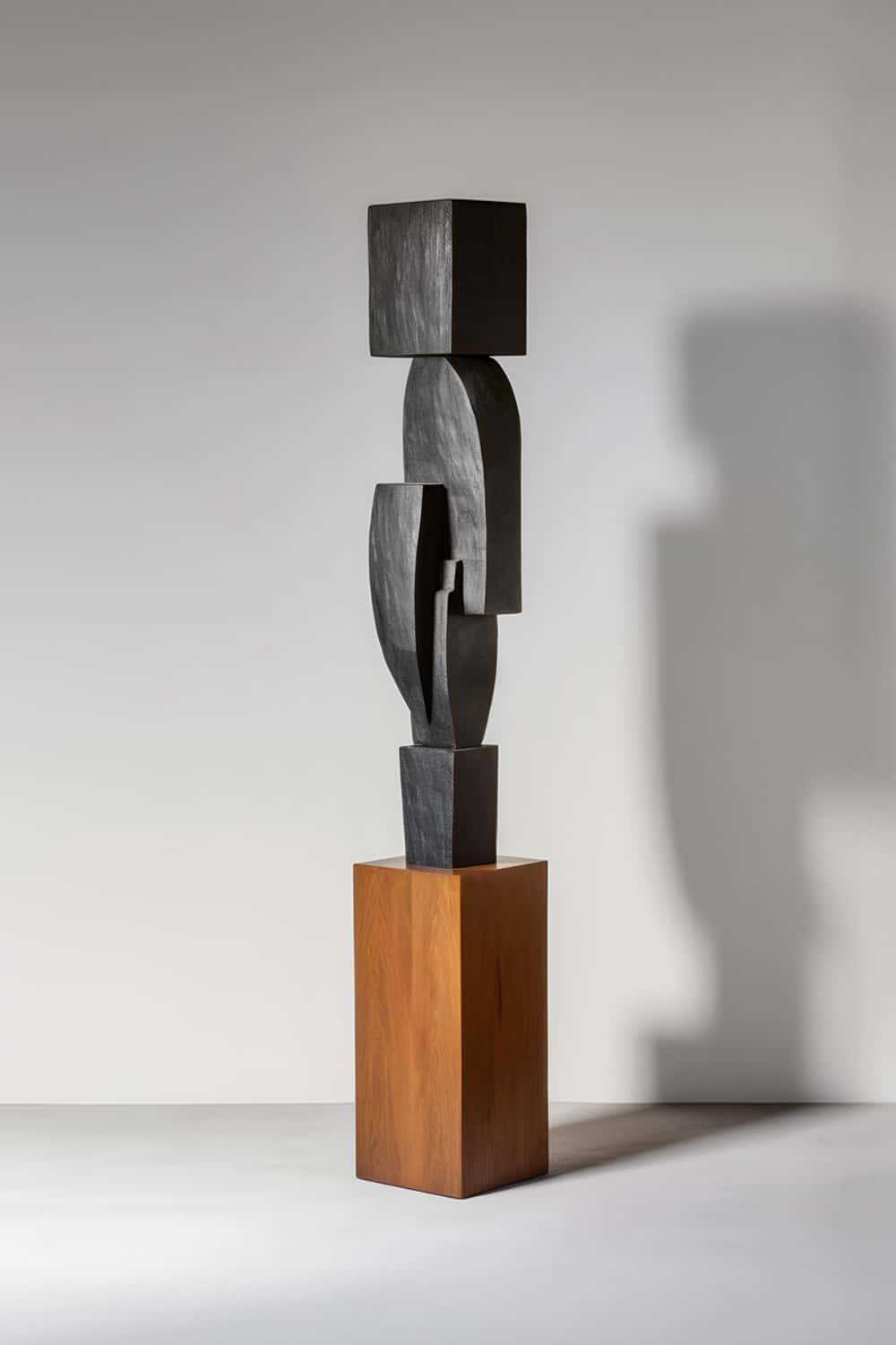 Large Geometric Abstract Wood Sculpture For Sale Large Wooden Statues Wooden Sculpture