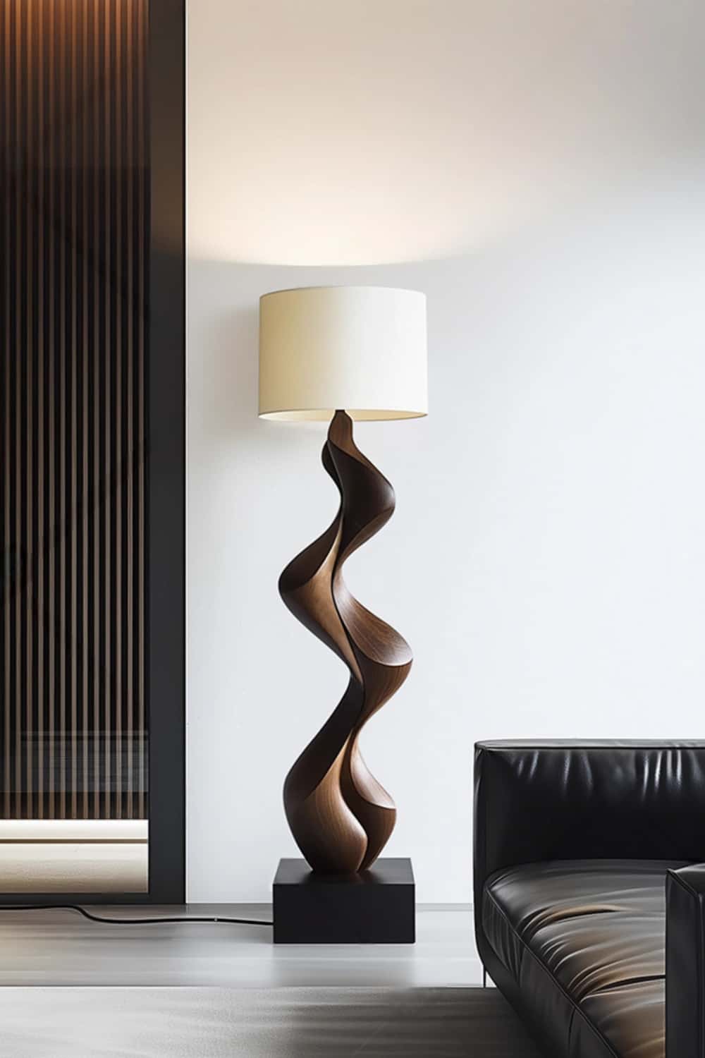 Wooden Floor Lamp Floor Wood Light Lamp Standing Wooden Lamp Floor Light Wood Modern Floor Lamp