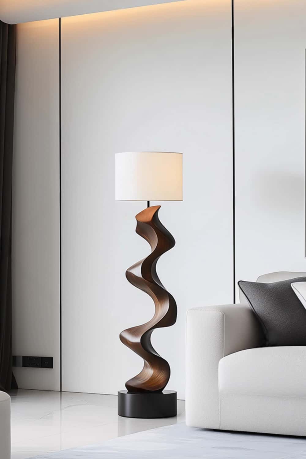 Wooden Floor Lamp Floor Wood Light Lamp Standing Wooden Lamp Floor Light Wood Modern Floor Lamp