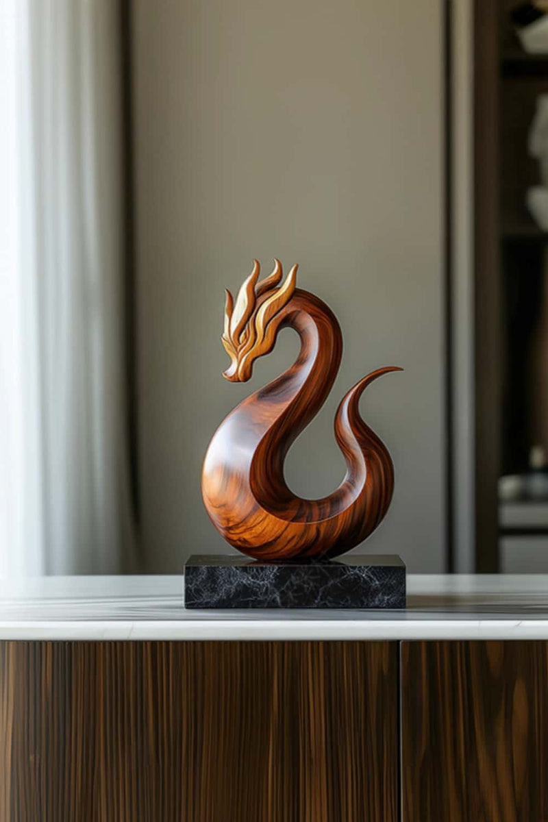 Wooden Carved Animals Wooden Sculptures Abstract Dragon Carvings Wood