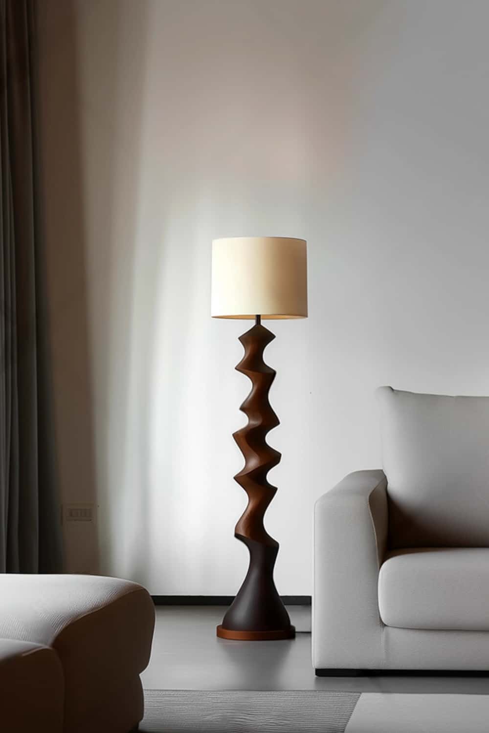 Wooden Floor Lamp Floor Wood Light Lamp Standing Wooden Lamp Floor Light Wood Modern Floor Lamp