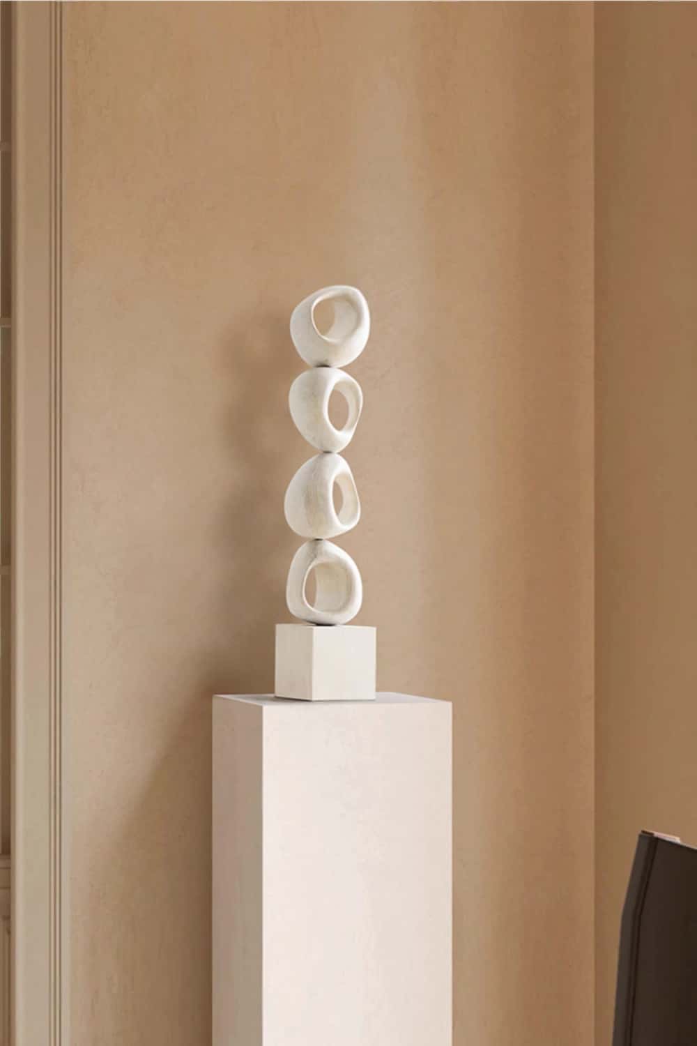 Wood Sculpture Hand Carved Abstract Wooden Sculpture Art Wood Carving