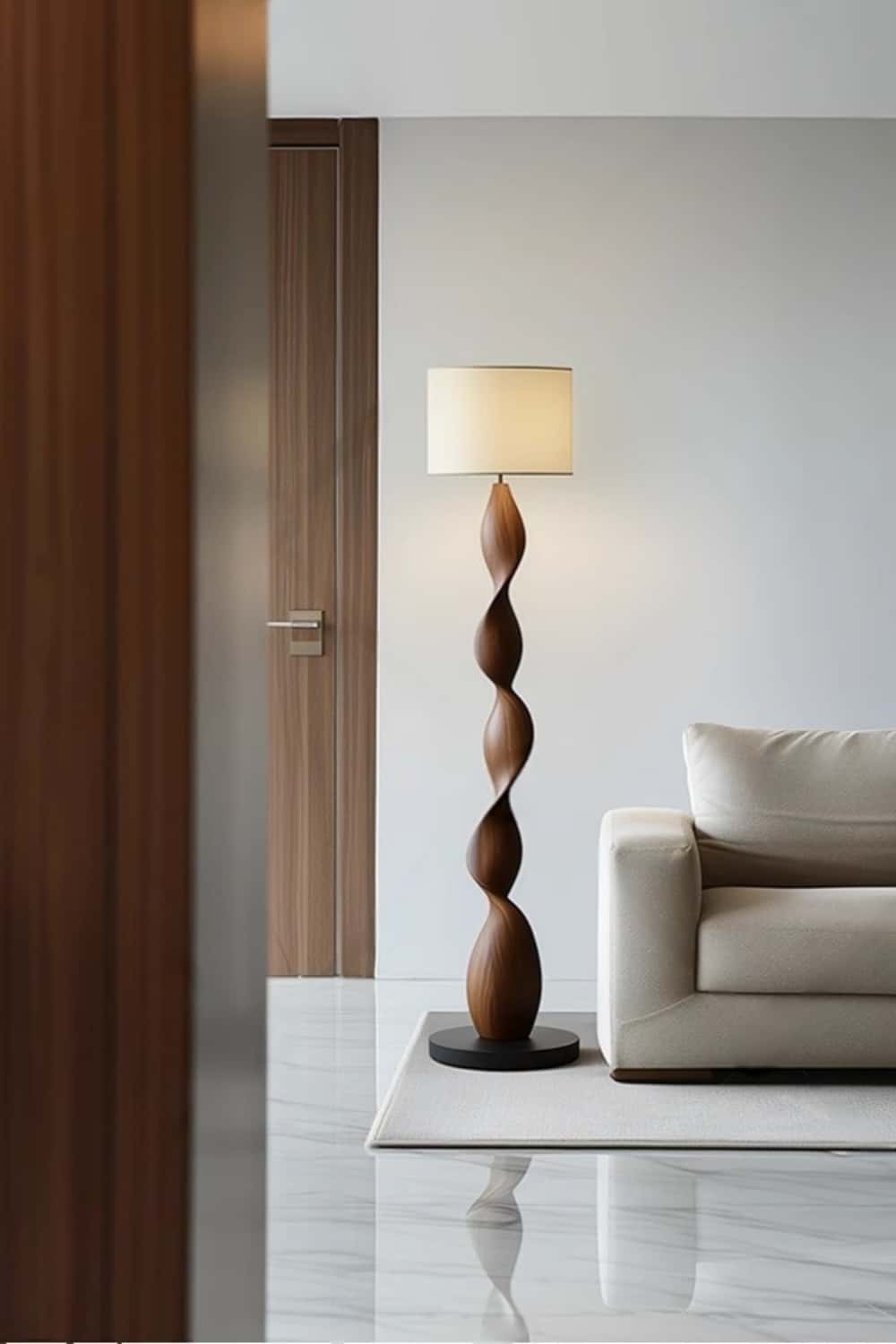 Wooden Floor Lamp Floor Wood Light Lamp Standing Wooden Lamp Floor Light Wood Modern Floor Lamp