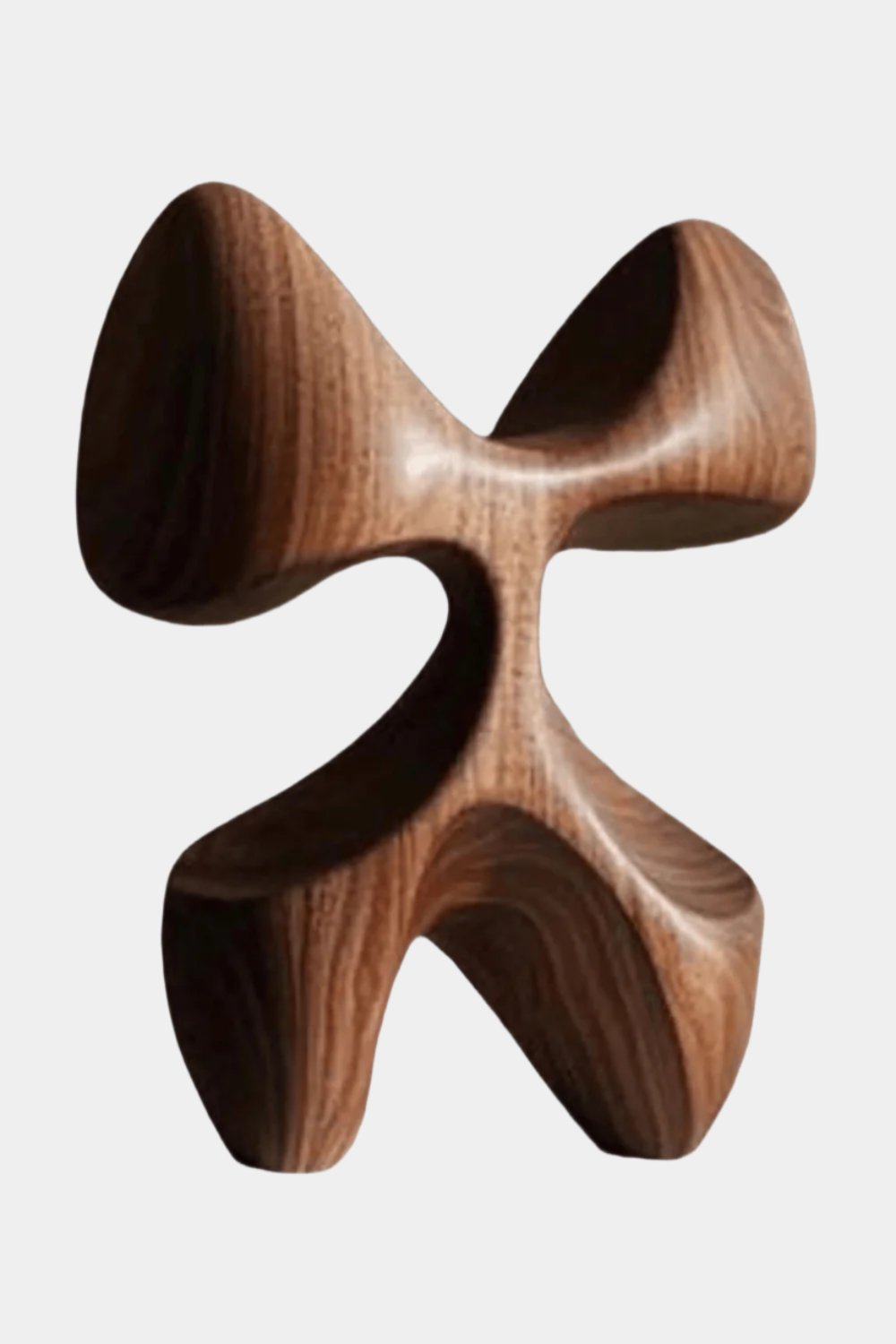 Modern Hand Carved Abstract Wood Sculpture Carving Wooden Sculpture Art