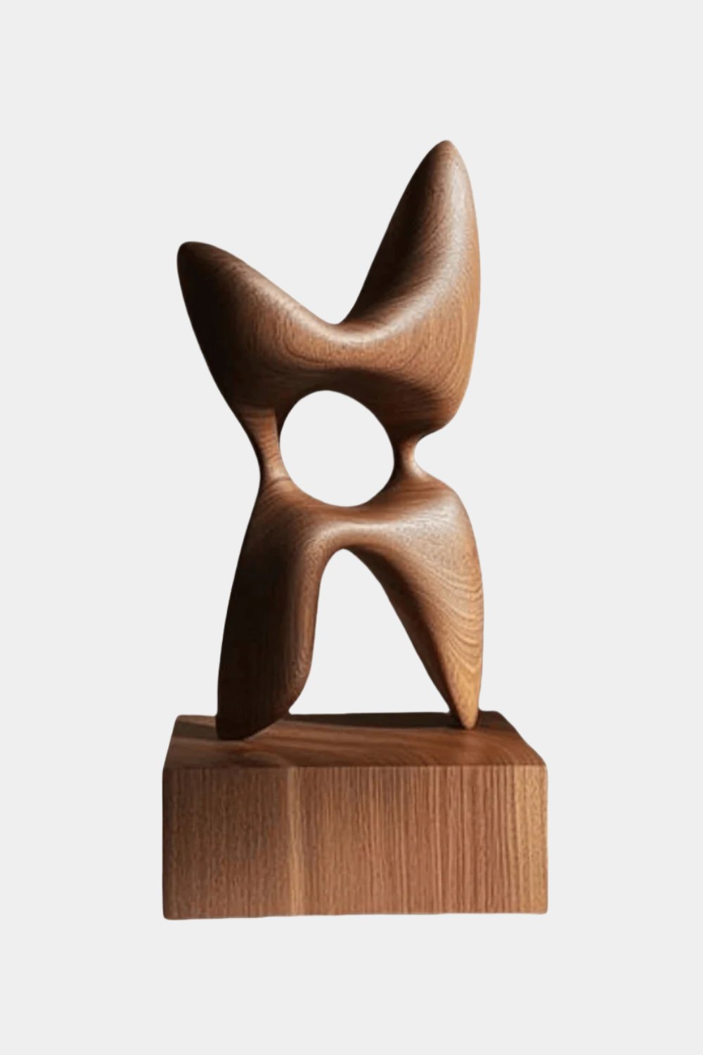 Wood Carving Sculpture With Wood Abstract Wooden Sculpture Art Ornaments