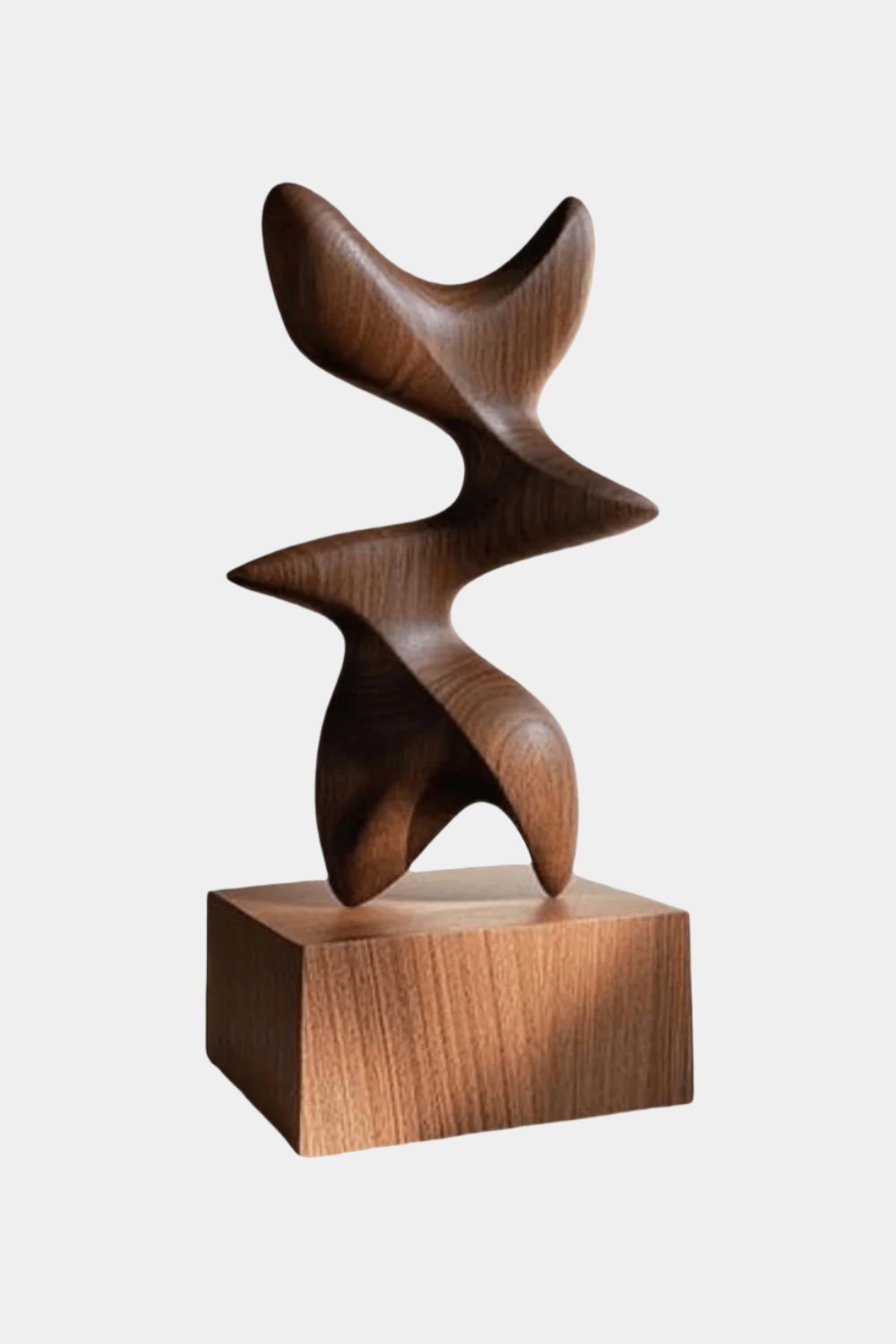 Wood Carving Sculpture With Wood Abstract Wooden Sculpture Art Ornaments