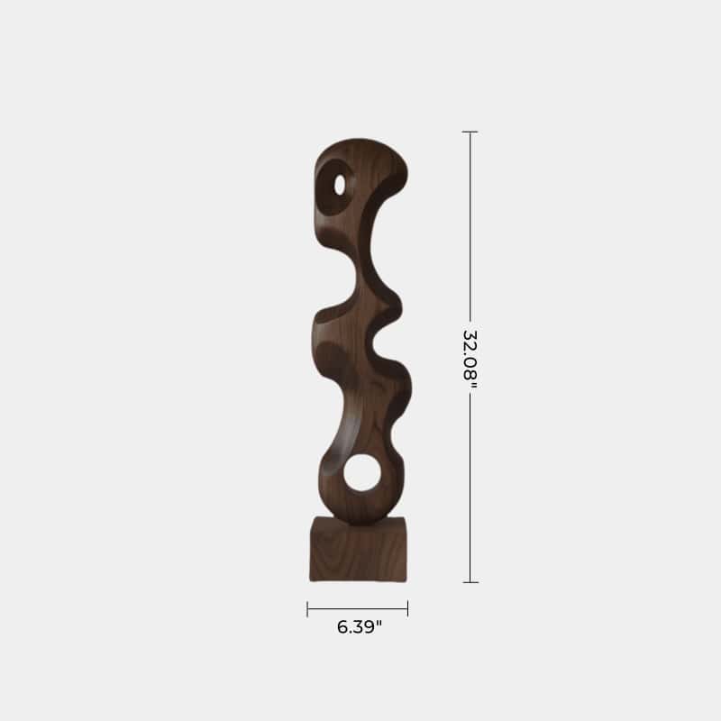 Wooden Hand Sculpture Abstract Wood Art Deco Wood Carving Sculpture