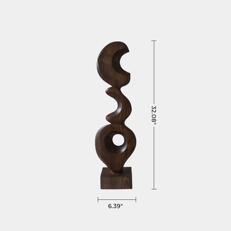Wooden Hand Sculpture Abstract Wood Art Deco Wood Carving Sculpture