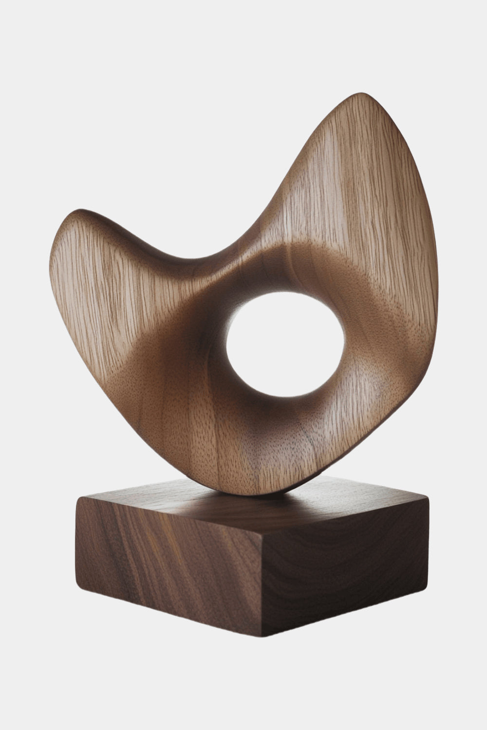 Wood Carving Sculpture With Wood Abstract Wooden Sculpture Art Ornaments