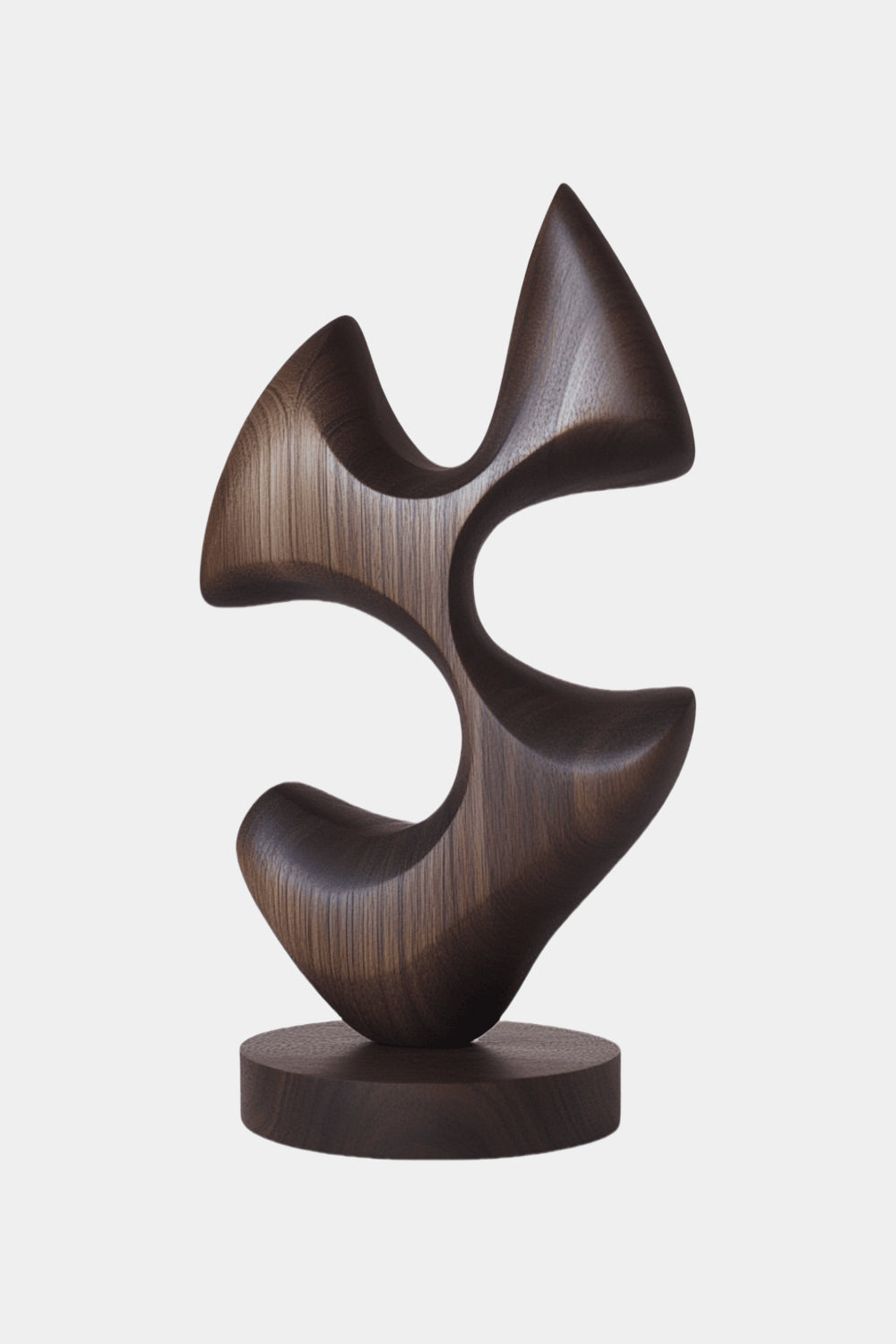 Wood Carving Sculpture With Wood Abstract Wooden Sculpture Art Ornaments