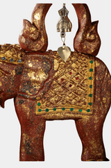 Elephant Wood Carving Hand Carving Wooden Art  Wood Sculpture Animal Crafts Wooden Elephant Statue