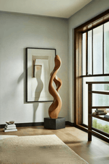 Large Wooden Sculptures For The Home Modern Abstract Wood Sculpture Art