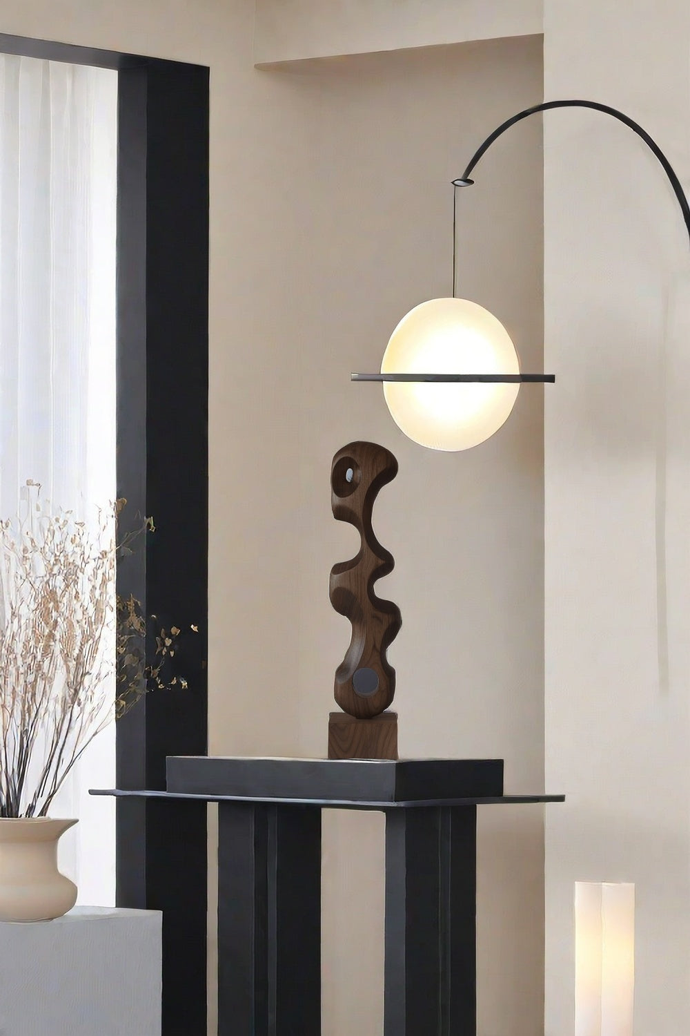 Wooden Hand Sculpture Abstract Wood Art Deco Wood Carving Sculpture