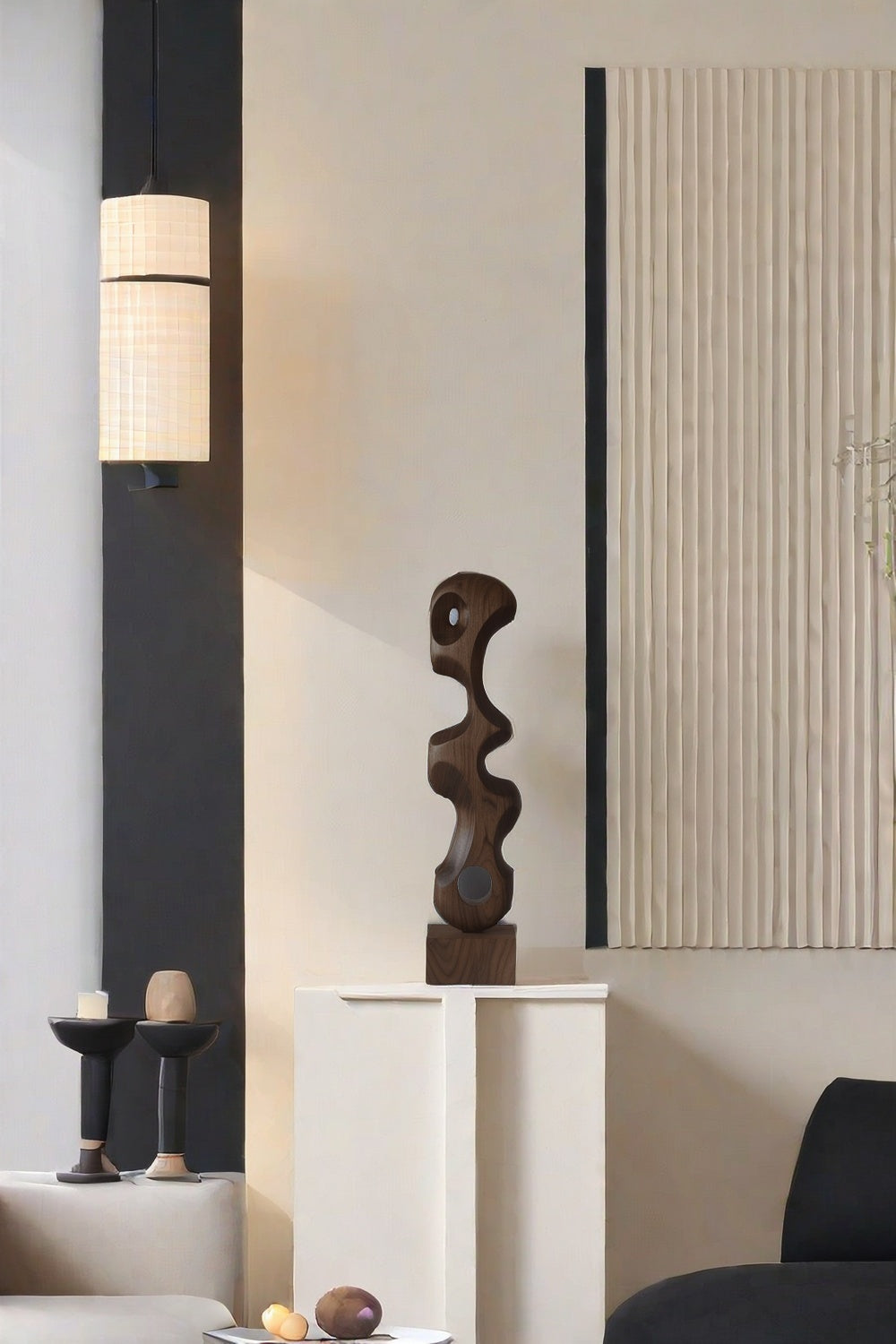 Wooden Hand Sculpture Abstract Wood Art Deco Wood Carving Sculpture