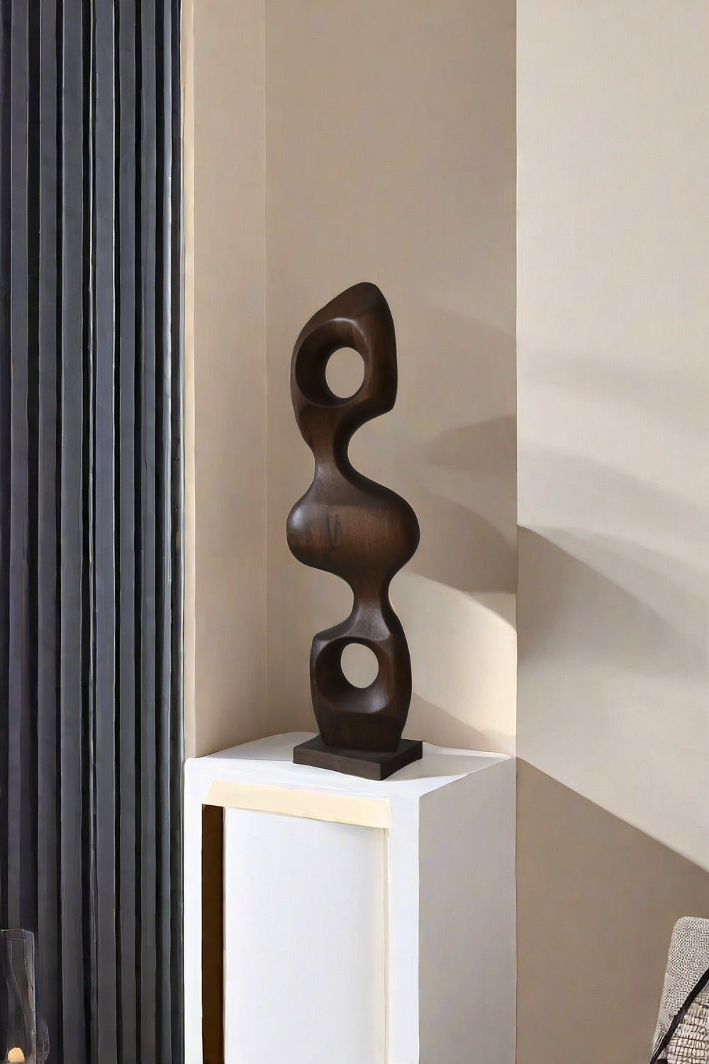 Wooden Hand Sculpture Abstract Wood Art Deco Wood Carving Sculpture