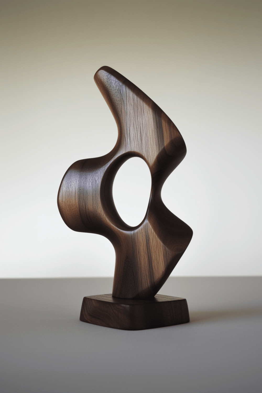 Wood Carving Sculpture With Wood Abstract Wooden Sculpture Art Ornaments