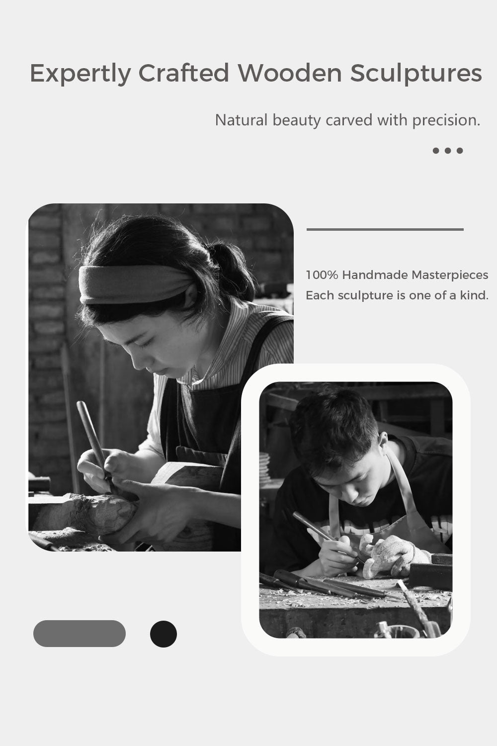 Tall Abstract Wood Sculpture Art Large Wooden Sculptures For The Home 