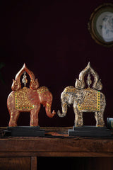 Elephant Wood Carving Hand Carving Wooden Art  Wood Sculpture Animal Crafts Wooden Elephant Statue