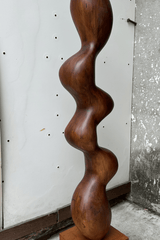 Large Wood Sculpture Wood Carving Modern Wood Sculpture Large Wooden Statue Hand Carving Wood Crafts