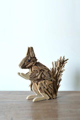 Squirrel Wood Carving Hand Carving Art Ornament Wooden Toys Sculpture Art Wood Crafts Animal Crafts