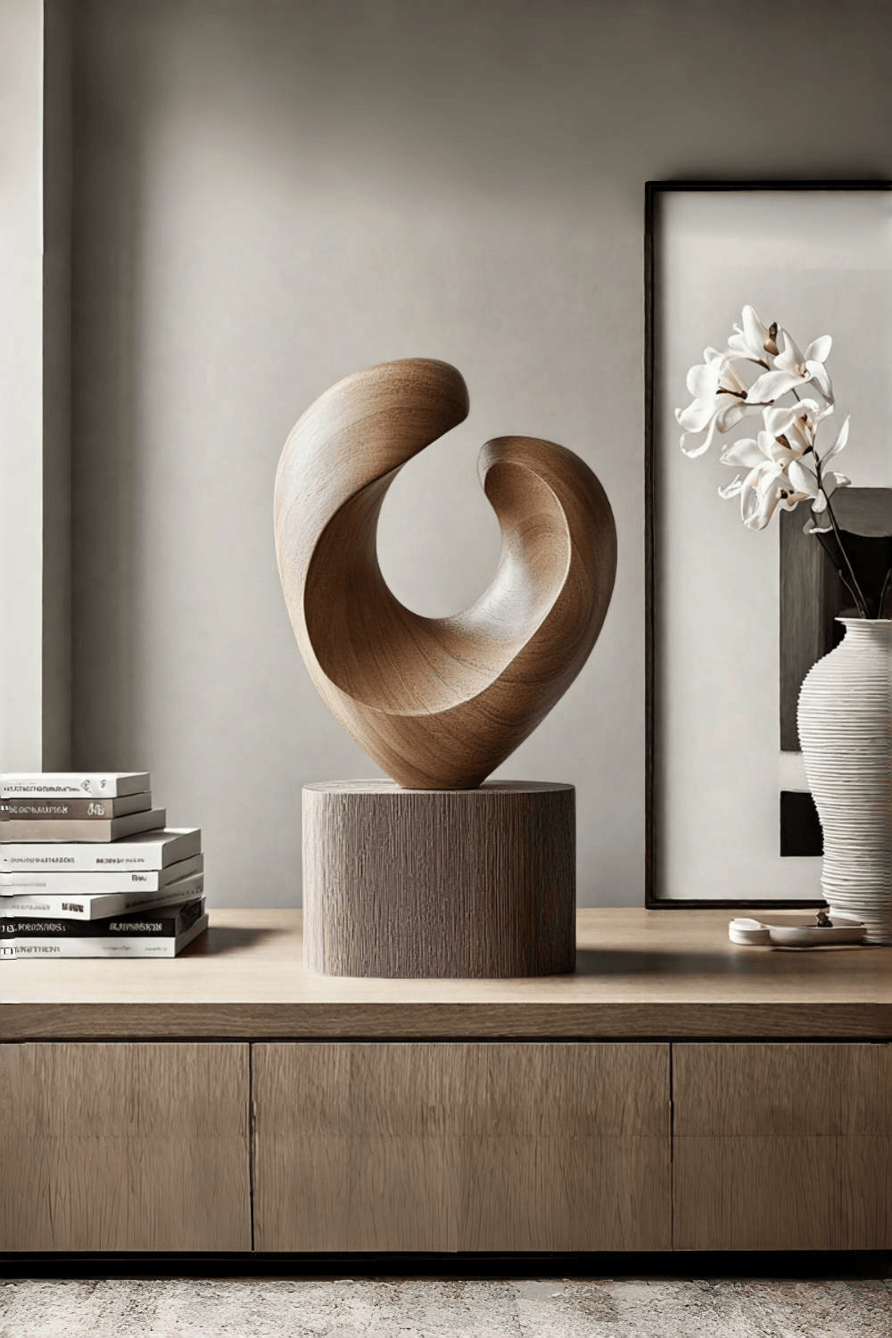 Abstract Wooden Sculpture From Wood Carvings Near Me Hand Carved Wood