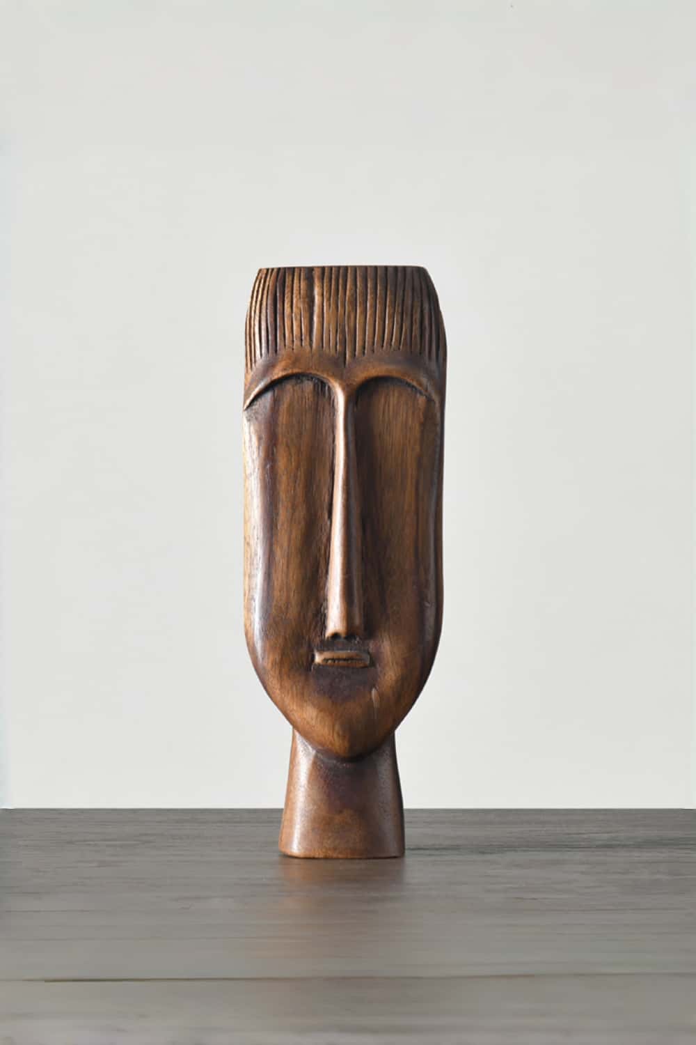 Hand Carving Abstract Ornament Art Ornament Desktop Decoration Natural Wood Sculpture