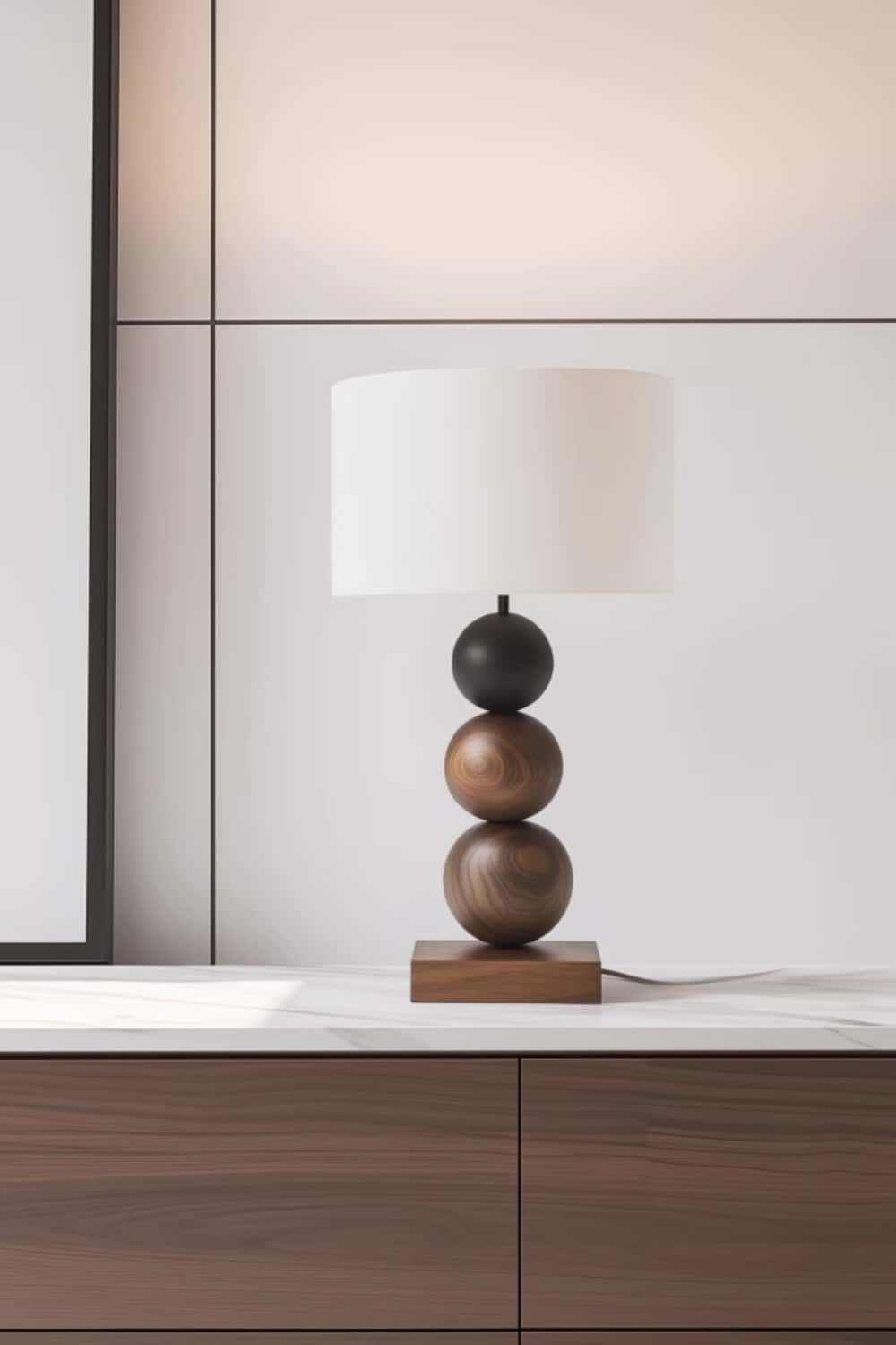 Wooden Table Lamp Wooden Desk Lamp Handmade Desk Lamp Wooden Bedside Lamp
