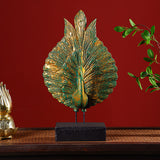 Peacock Wood Carving Hand Carving Wooden Art  Wood Sculpture Animal Crafts Wooden Peacock Statue