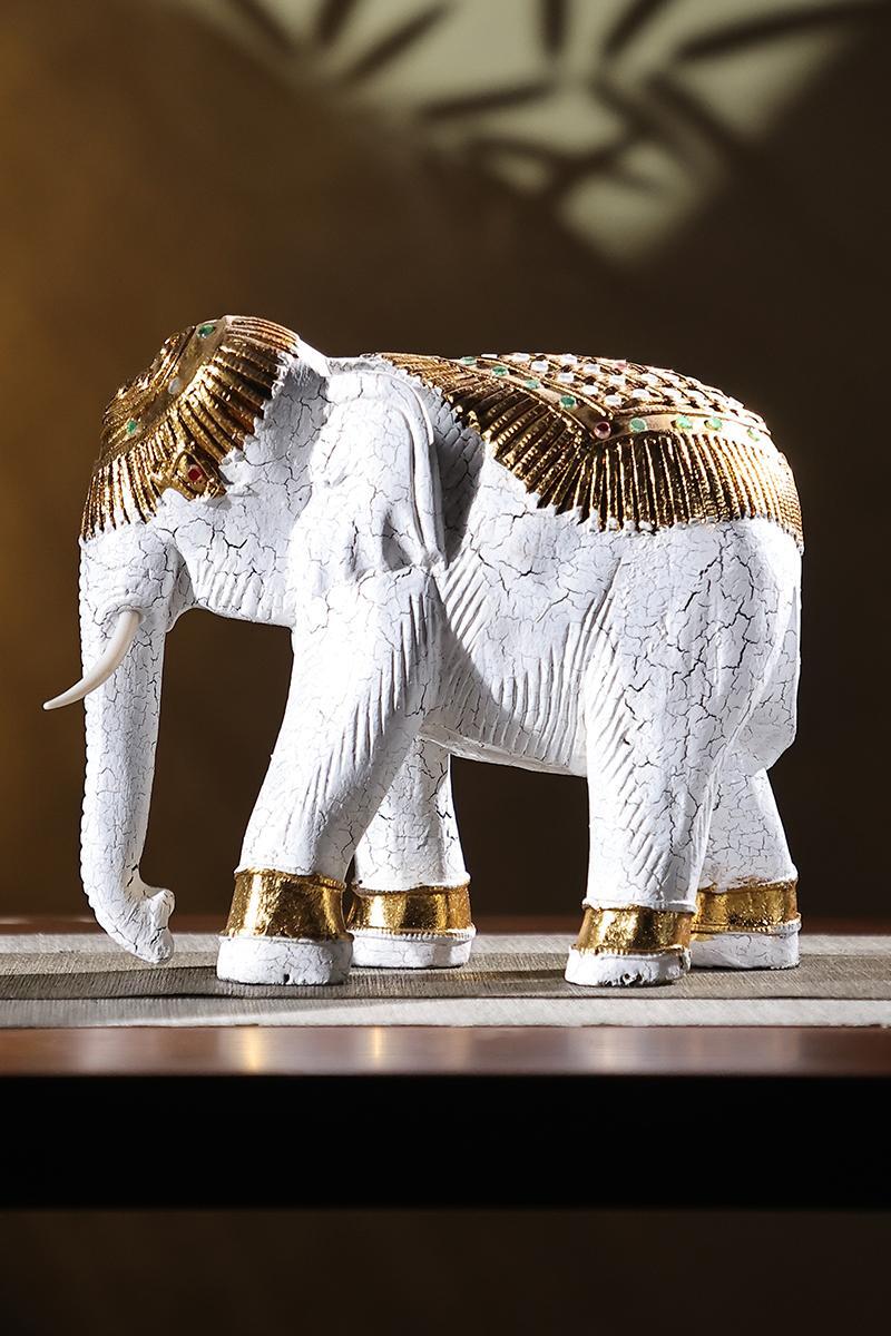 Elephant Wood Carving Hand Carving Wooden Art  Wood Sculpture Animal Crafts Wooden Elephant Statue