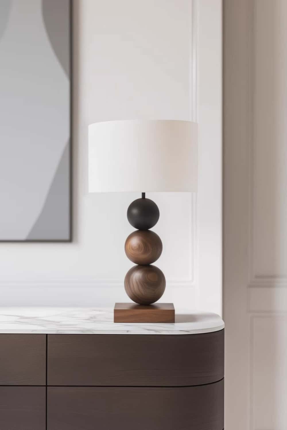 Wooden Table Lamp Wooden Desk Lamp Handmade Desk Lamp Wooden Bedside Lamp
