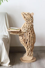 Wood Bear Statue Wood Carved Bears Hand Carved Wooden Bear Carved Wooden Bear Statue Bear Carving Wood Bear Sculpture