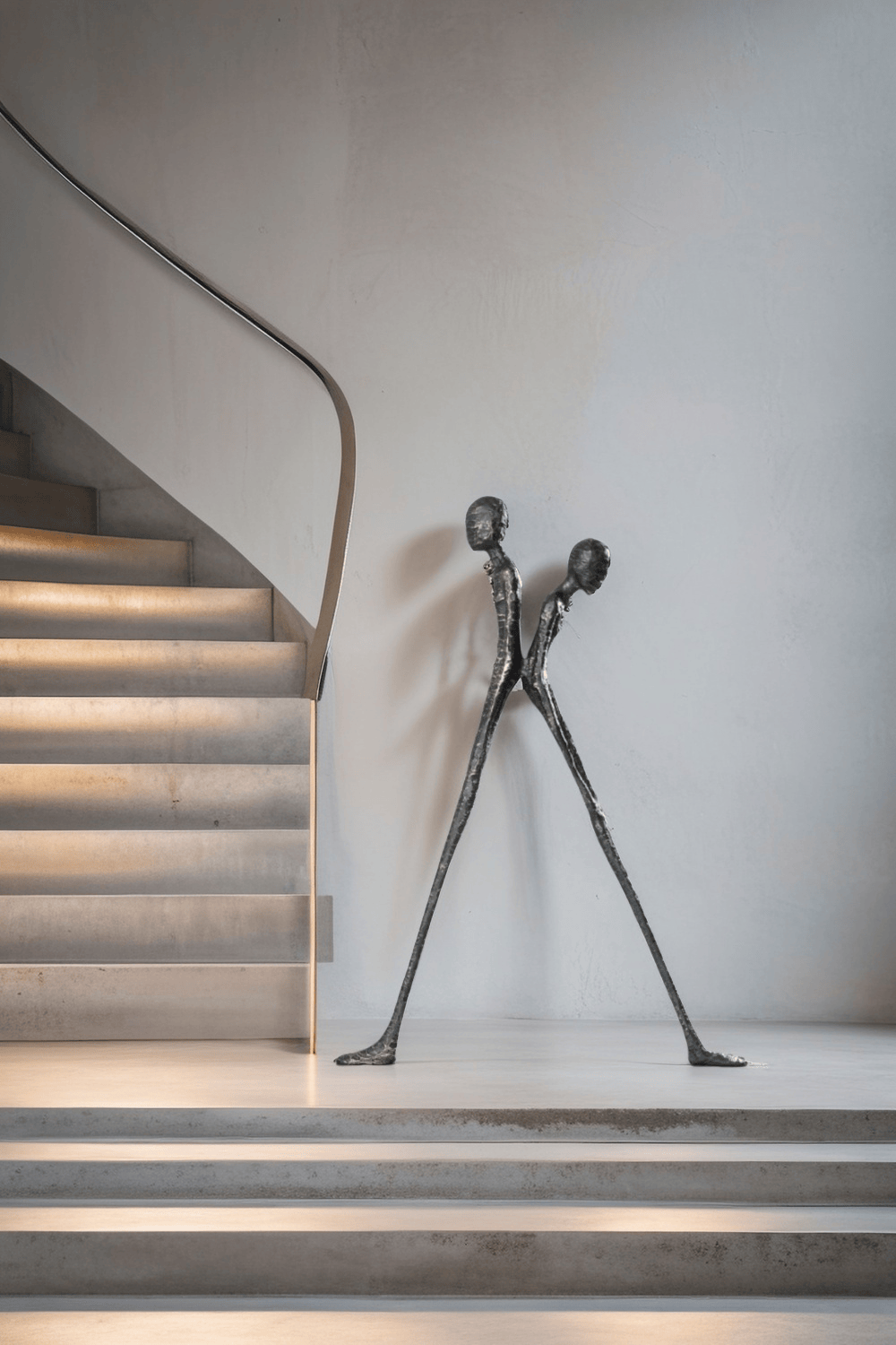 Abstract Metal Figure Statue Metal Human Sculpture Metal Art Human Figurine