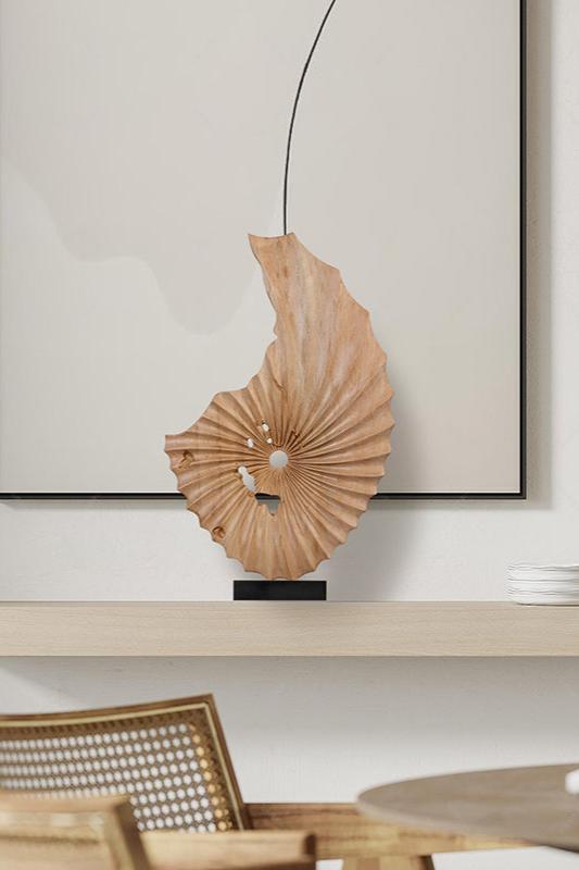 Hand Carving Abstract Ornament Art Ornament Wood Crafts Wood Carving Modern Sculpture Wood Sculpture