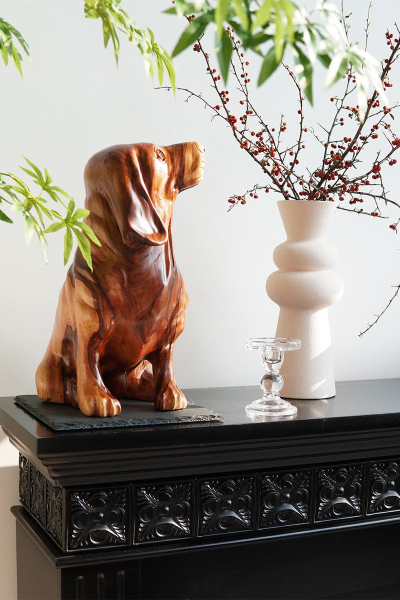 Dog Wood Carving Dog Carving Wood Wooden Dog Statues Wooden Dog Sculpture Animal Wood Sculpture