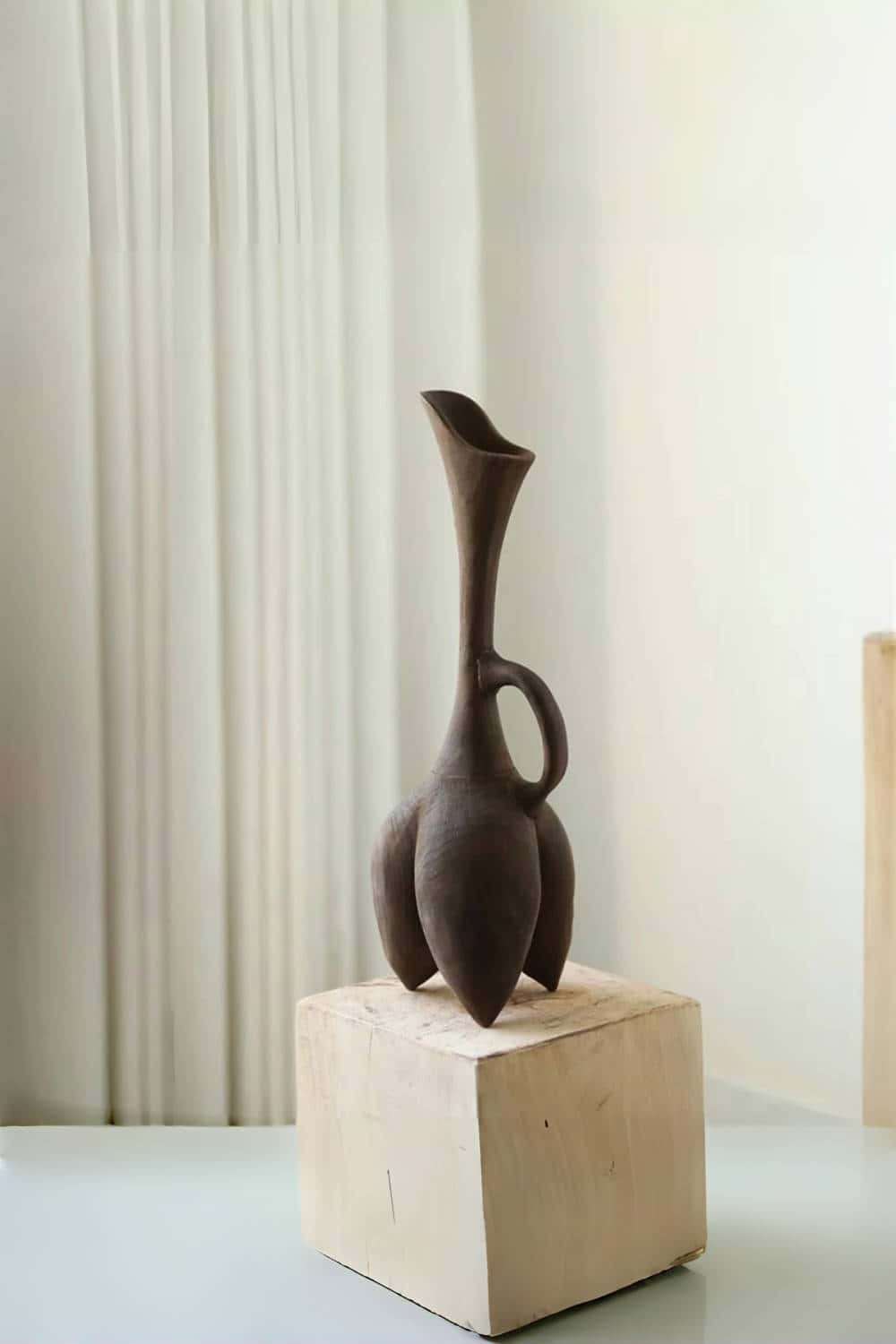 Wood Sculpture Hand Carved Abstract Wooden Sculpture Art Wood Carving
