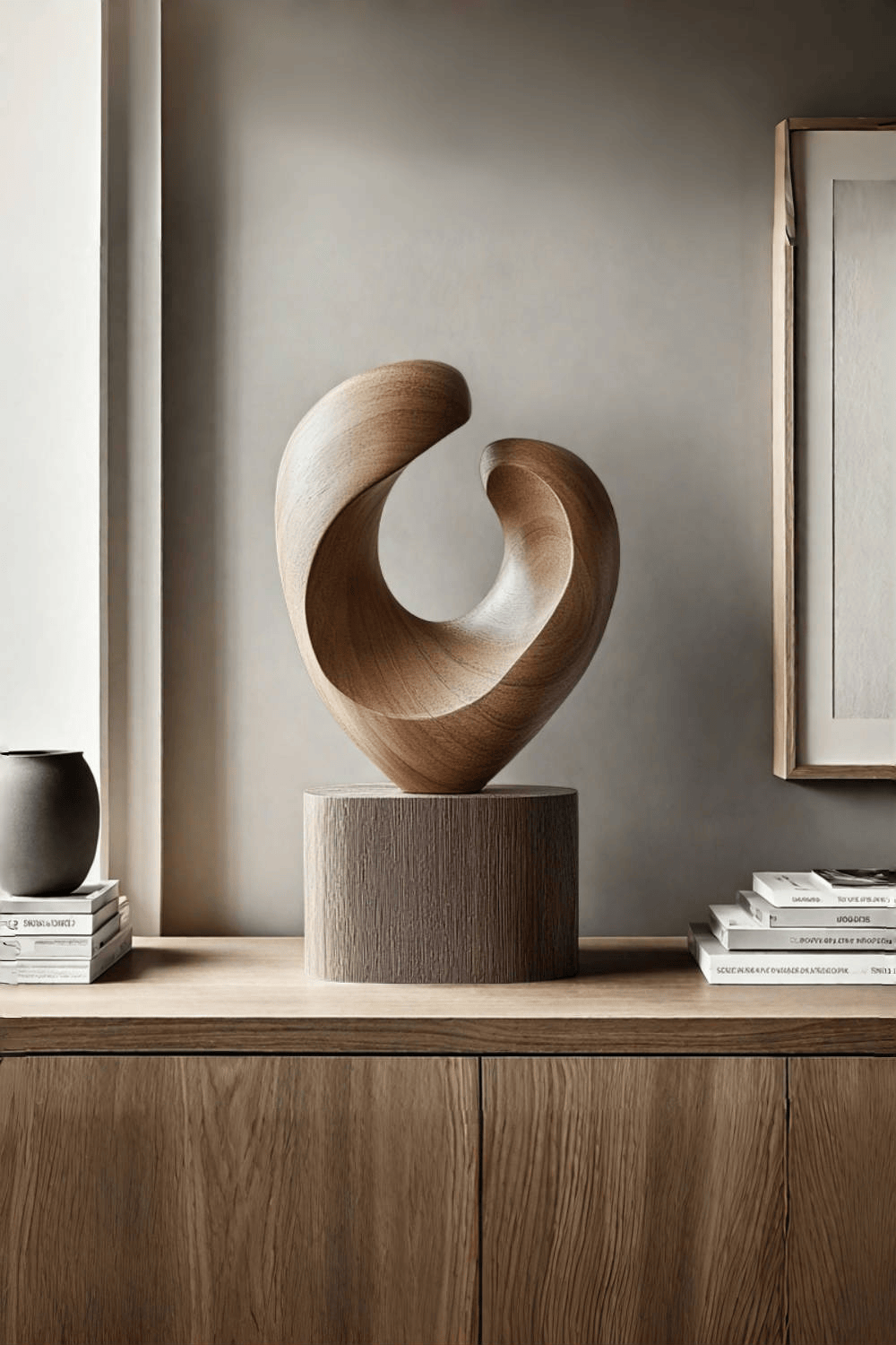 Abstract Wooden Sculpture From Wood Carvings Near Me Hand Carved Wood