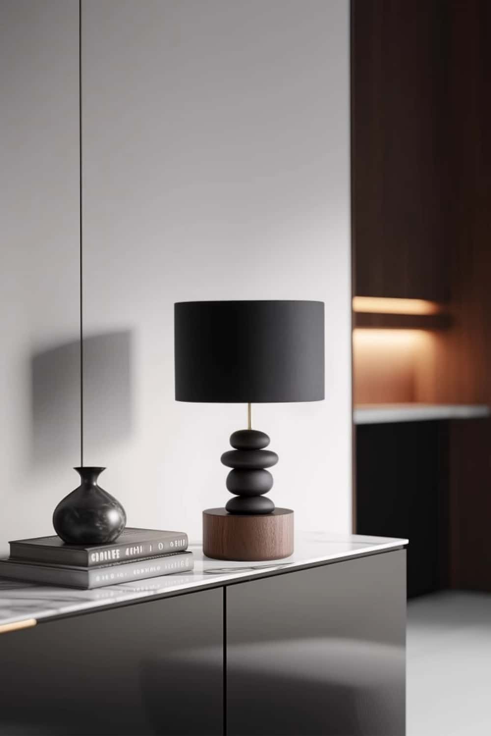 Wooden Table Lamp Wooden Desk Lamp Handmade Desk Lamp Wooden Bedside Lamp