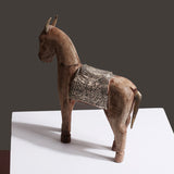 Horse Wood Carving Hand Carving Wooden Art  Wood Sculpture Animal Crafts Wooden Deer Statue