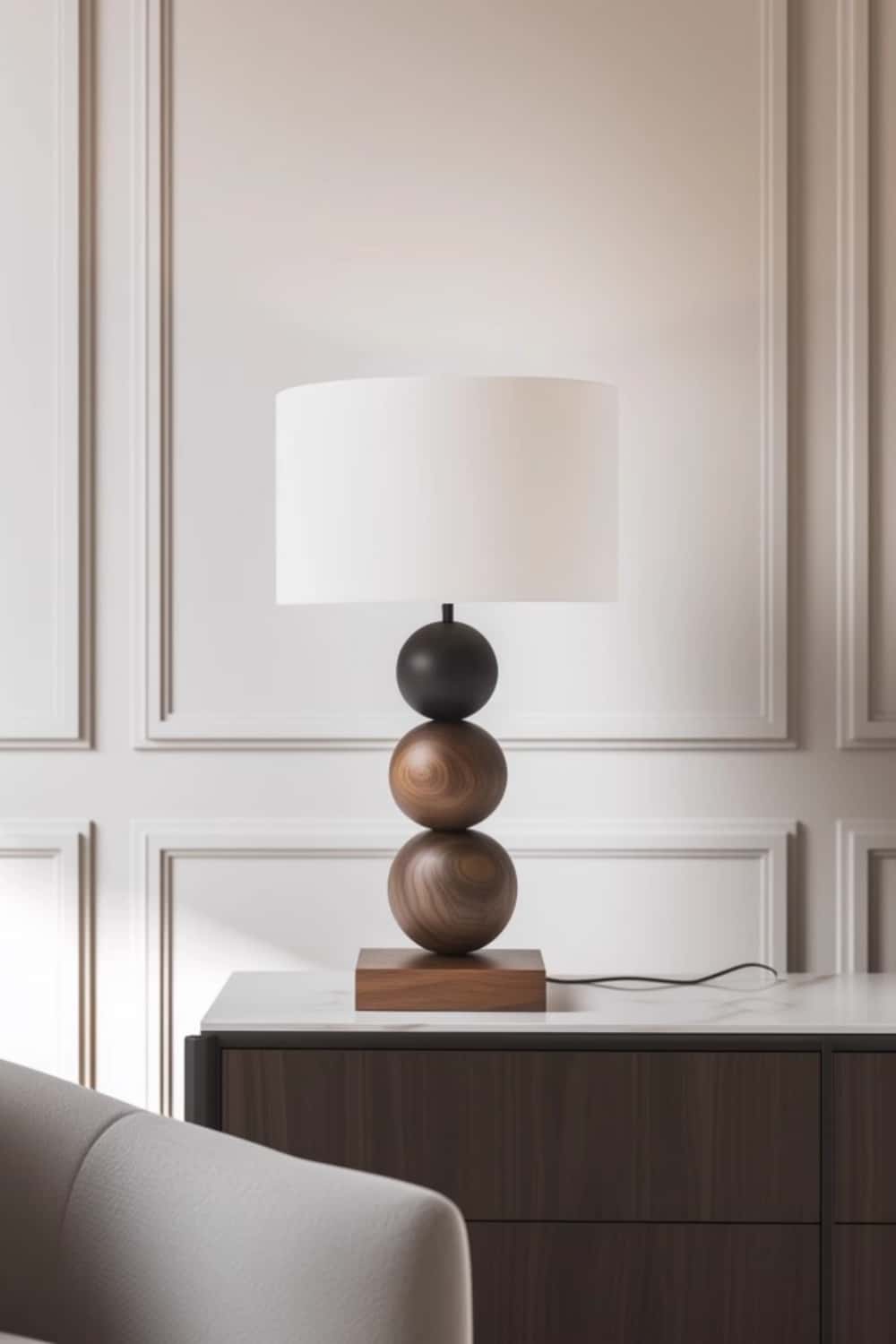 Wooden Table Lamp Wooden Desk Lamp Handmade Desk Lamp Wooden Bedside Lamp